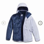 Columbia  Bugaboo III Fleece Interchange 3-in-1 Jacket Women's large purple blue Photo 1