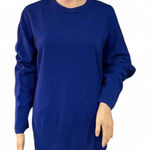 & Other Stories Paris Atelier & Other Stories CASHMERE Blue Sweater Size Small Oversized Holiday Photo 0