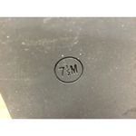 Calvin Klein Ventice Heeled Loafers Women's 7.5 Black Leather Slip-On Square Toe Photo 5