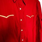 Wrangler  Blues Western Cut Red Shirt Photo 3