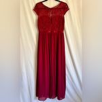Rephyllis Elegant Red Formal Lace Maxi Dress Size L Photo 2