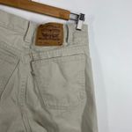 Levi's VTG 90s 951 Relaxed Fit Tapered Leg Khaki Cotton Jeans Women's Size 10M Photo 6