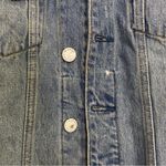 BLANK NYC  Distressed Raw Hem Denim Jean Jacket size S Small Photo 5