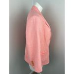 Talbots Women’s  Pink Linen Blend Lightweight Summer Blazer 14 Photo 2