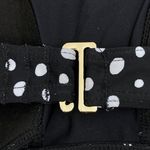 Summersalt Ruffle Oasis Black Polka Dot Bikini 2 Piece Swimsuit High Rise Size 4 Photo 6