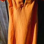 Cult Gaia  'Muna' Papaya Off-The-Shoulder Strapless Midi Dress Size 4 Photo 6