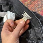 Madewell  BLACK GREY HIGH RISE RIPPED KNEE SKINNY JEANS Photo 1