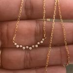 18kt Gold Bony Levy Adjustable Diamond Necklace Photo 2
