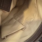 Coach Brown Tan Signature Canvas Crossbody Bag Handbag Purse Leather Trim Photo 11