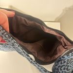 NWOT denim leopard print crescent bag Blue Photo 4