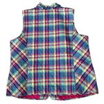 NWT CJ Bank Quilted Zip Front Vest Plaid Size 2X Photo 4
