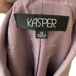 Vintage Kasper‎ Polyester Pantsuit NWT with Scarf Purple Size 12 Photo 3