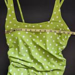 Kona Sol Green and White Polka Dot Print One-Piece Swimsuit NWOT Size Medium Photo 9