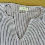 LA Hearts  Pale Pink V Neck Cropped Boxy Side Slit Size Small Photo 2