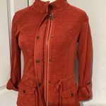 Anthropologie Saturday Sunday  Burnt Orange Full Zip 100% Cotton Jacket XS Photo 2