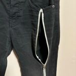 Current/Elliott  The Dallon Zipped Straight Black Gray-  Size 25 Photo 7