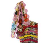 CeliaB Nilsa Floral Ric Rac Smocked Tie Strap Midi Dress Size Medium Pink Photo 4