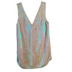 Free People Intimately‎  Cream Pearl Embellished Sequin Shift Slip Dress XS Photo 2