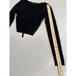 Kendall & Kylie Crop Top Womens Small Black Pacsun Travel Festival Goth Grunge Photo 3