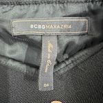 BCBGMAXAZRIA  Skirt Womens 4‎ Black Ruffle Front Y2K 90s Vintage Grunge Gothic Photo 4