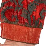 Vintage Produce Company Women's Red Brocade Burnout Jacket Size Medium Goth Photo 9
