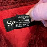 Style & Co Penny Lane . Winter Coat Womens Large Red Faux Fur Warm Y2K Timeless Photo 3