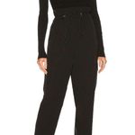 H:ours Black Cargo Pants XS Barrel Streetwear Baggy Paperbag Revolve $178 NEW Photo 3