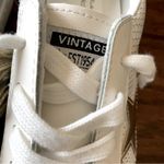 Vintage Havana  Carla Sneakers Gold Snake Size 8 Star Shoes White Sneakers NEW Photo 11