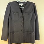 St. John  Black Women's Jacket SZ:6 Photo 0