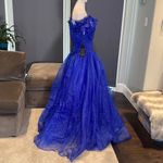 Women’s Blue Fairy Tale Prom Party Dress Butterflies Corset Back Size 10 NWT Blue Photo 6