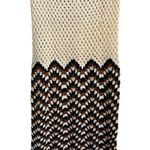 New Stella Pardo Paris Crochet Chevron Knit Skirt Size M Photo 3