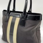 Gucci  Black and Cream Structured Tote Bag Photo 4