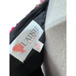 L'ATISTE  by Amy Sequin Tube Top Strapless Black Pink Glitter‎ Party Crop Top Med Photo 3