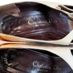 Christian Dior Dior Vintage Two Tone Wingtip Mary Jane Pumps Photo 9