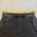 Motf Premium Skinny Cropped Dark Gray/Black Denim Jeans Size Medium (6) Side Zip Gray Photo 8
