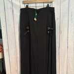 Halara NWT High Waisted Decorative Buckle Split 2-in-1 Maxi Casual Skirt Photo 7