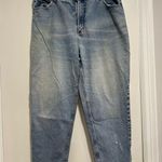 Vintage 90s Women’s Sz: 18 Petite LL Bean. Double L. Comfort Waist. Mom Jeans. Blue Photo 0