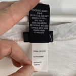 Torrid  Size 00 US L Top White Embroidered V-neck Short Dolman Sleeve Tee Shirt Photo 7