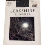 Berkshire Shimmers Ultra Sheer Control Top Style 4429 Size 2 Black Vtg NOS Photo 0