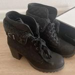 Nine West Quinine Women's Block Heel Combat Boots Photo 0