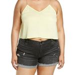 BP Nordstrom Yellow Lemonade Crop Satin Cami Tank Top 1X Photo 0