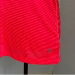 Gap Fit Racerback Tank Top XS Neon Orange Striped Athleisure Workout Fit Girl Photo 6