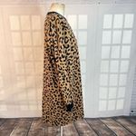 J.Crew Long-sleeve mini sweater-dress in leopard size xl Photo 5