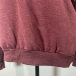 OTL Burgundy Cropped Long Sleeve Sweatshirt Size XL Photo 1