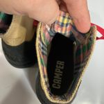 Camper Teix lace up boots tan canvas black sole women's size 38 gorpcore Photo 6