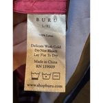 Buru Tie Shoulder Strap Stripe Print Square Neck Sleeveless Midi Dress Size L/XL Size L Photo 5