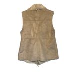 Dylan  Los Angeles Vest Soft Luxurious Faux Suede/Fur Light Beige Women’s Sz S Photo 3