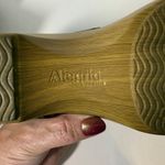 Alegria  Lite Women's Embroidered Leather Two Strap Wedge Sandals Sz 39 Black Red Photo 7