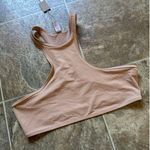 SKIMS Swim High Neck Racerback Top Ochre XL Photo 4