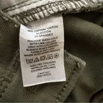 Loft Pants Army Green Stretch High Rise High Waisted Tapered Ankle Pants Size 12 Photo 10